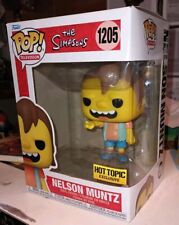 Funko Pop Television The Simpsons Nelson Muntz #1205 Hot Topic Exclusive 🔥 picture