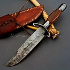 Custom Made Hand forged 1095 C Steel Antiqued Bart Moore BOWIE Knife Replica picture