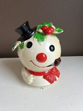 Vintage Hard Plastic - Frosty The Snowman - Made In Hong Kong - Musical - Works picture