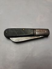 Vintage Collectible Barlow Camco U.S.A 2 Blade Folding Pocket Knife Black picture