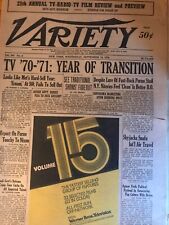 Variety (trade newspaper)	1970	Vol. 260, No. 5 - Wednesday September 16, 1970 picture