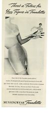 1946 Munsingwear Foundettes Girdles Women's underwear Lingerie Vintage Print Ad picture