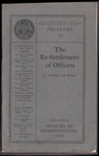 Ministry of Reconstruction Re-Settlement of Officers Army & RAF 1919 picture
