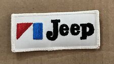 Vintage White Jeep Patch picture