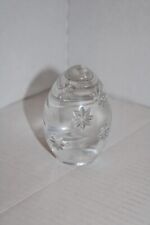 Sullivans Handmade 24% Lead Crystal Egg Paperweight Cut Glass Poland, 2000 picture