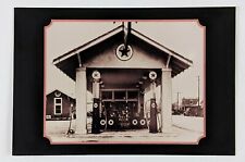 2001 Texaco Oil Historical Collection Postcard Gas Station Pumps Port Arthur TX picture