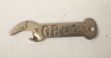 GB Lager (B2D-4) Vintage Antique Brewing (JSF6) Bottle Opener Beer picture