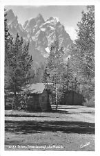 J63/ Jenny Lake Ranch Wyoming Postcard RPPC c1950s Grand Tetons  333 picture