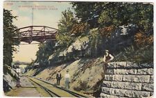 c1911 Fort Scott, Kansas KS~ Missouri Pacific Railroad Cut ~ Vintage Postcard picture