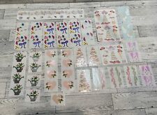 Mrs. Grossman’s Stickers Flowers Wedding Doves Hearts Ribbons Cake Lot picture
