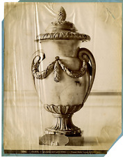 L.P. Phot. France, Paris, Louvre Museum, Louis XV style vases vintage albumen  picture