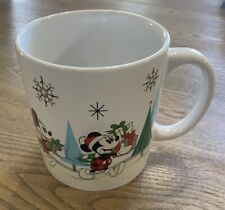 Disney Mickey & Friends Christmas 24oz Large Ceramic Coffee Mug Zrike Brands picture