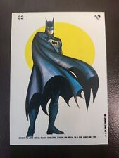 1989 Topps Batman Movie Batman Comic STICKER card #32,, picture
