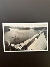 Norris dam and lake Tennessee aerial view postcard picture
