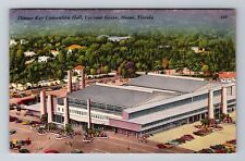 Miami FL-Florida, Dinner Key Convention Hall, Antique, Vintage c1956 Postcard picture