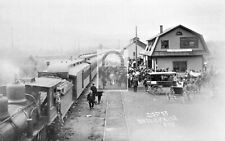 Railroad Train Station Depot Enterprise Oregon OR Reprint Postcard picture