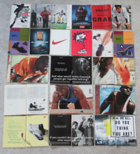 Vintage Nike Air Original Magazine Print Ad Lot of 20 Shoes Sports Running 90's picture