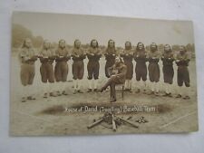 C 1909 RPPC Postcard House of David Baseball Team Photo vs Dubois Pa Judaica WOW picture