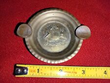 Vintage Chile copper & coin small ashtray, 1948 & 1951 coins picture