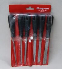 Snap on Tools, 6 piece File Set No. HBF100 w/Pouch, Very Good Condition, SH5982 picture