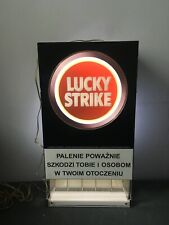 Incredible very rare Lucky Strike light box for 80 packs picture