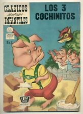 CLASICOS Ilustrados INFANTILES #21 Los 3 Cochinitos, La Prensa Comic 1956 picture