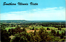 Postcard Buncombe Illinois On Route 37 Southern Illinois Vista Vintage Unposted picture