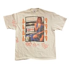Vintage 1995 Hooters Calendar Girl Tee Shirt Hooter Girls Autographs Size L picture