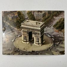 Vintage Paris l'Arc de Triomphe Postcard - Unposted picture