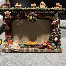Traditions Holiday Frame 3D Cadre De Noel Fireplace (for 5x7 Pic) Christmas picture