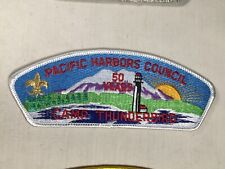 Pacific Harbors Council Camp Thunderbird 50th ann BSA CSP Patch picture
