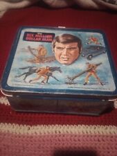 VINTAGE SIX MILLION DOLLAR MAN LUNCHBOX AND THERMOS Aladdin Industries 1974 picture
