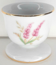 Egg Cup Furstenberg White Pink Blue Floral Gold Trim Flowers Vintage Dinnerware picture