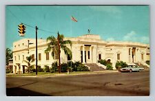 Eustis FL-Florida, City Hall, Public Library, Auditorium Vintage Postcard picture