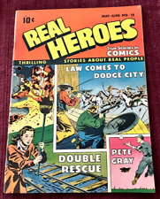 REAL HEROES Issue #14 (Parents Magazine Press) 1946 Law Comes to Dodge City picture