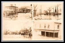 RPPC Vermont  White River Junction - Maple Street - Nov. 4, 1927 VT picture