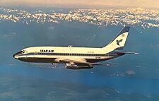 Iran Air Boeing 737 In Flight Old 1960s Postcard  picture