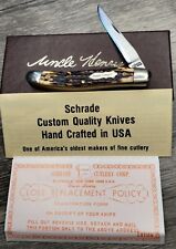 Vintage 197 UH Schrade USA Cat Paw Liner Lock New Old Stock Box, Papers, & Knife picture