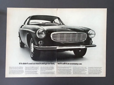 1967 Volvo 1800 S 2 Page original Ad Print Advertisement picture