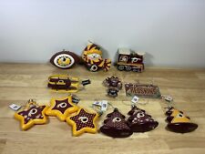 Lot Of 12 Washington Redskins Christmas Ornaments Discontinued  picture