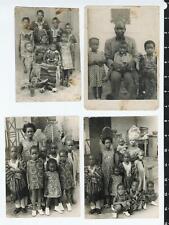 (4x) c. 1960's Families With Children, Mali, AFRICA Vintage Photos picture