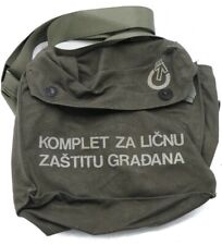Yugoslavian / Serbian M-1 Canvas Gas Mask Bag - Komplet Za Licnu with Strap picture