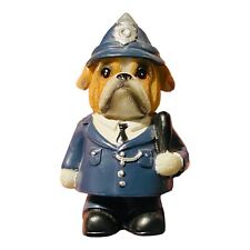 English Bulldog Policeman British Police Officer Dog Figurine Figure picture