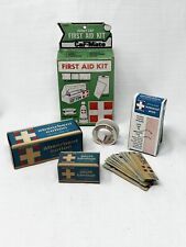 Vintage Car-Mate Happy Car First Aid Kit w/Most Contents Collectible Green picture
