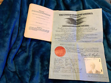 CHIEF JUSTICE Charles Evans Hughes Signed 1924 Passport for William F Rice photo picture