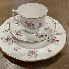 Fine Bone china, Crown Staffordshire England, Cup/Saucer/Plate, Small Roses picture