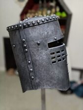 SCA Medieval LARP Black Knight Monty Python Armor Helmet, LARP Cosplay Costume picture
