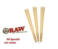 Authentic Raw Classic Special 98mm pre rolled Cone W/Filter tips 100 CONES picture
