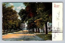 Milwaukee WI-Wisconsin, Astor Street, Antique, Vintage c1906 Souvenir Postcard picture