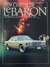 1979 Chrysler LeBaron Brochure Includes Town & Country Wagon picture
